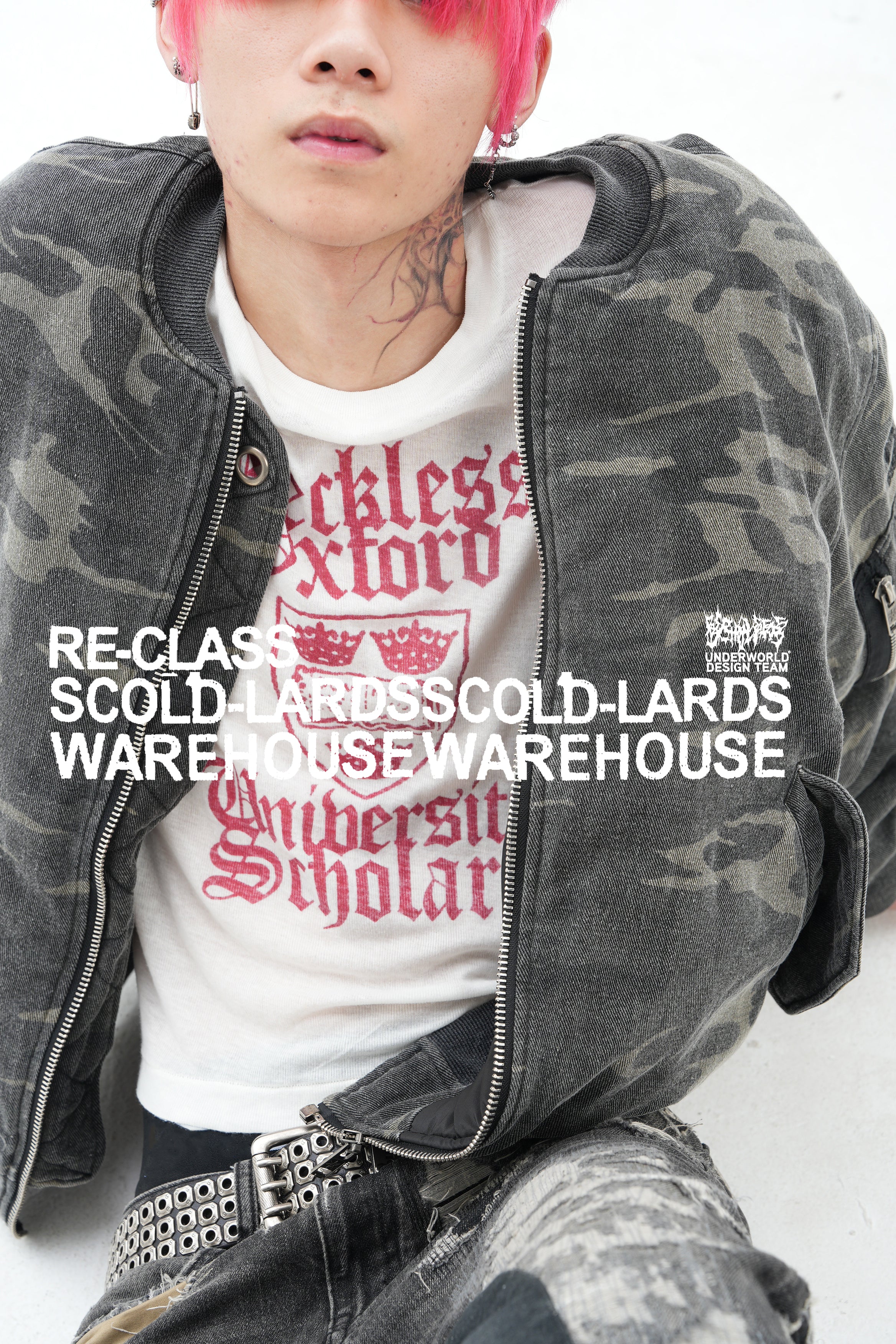 EVERYDAY BOMBER WASHED WOODLAND CAMMO – Reckless Scholars