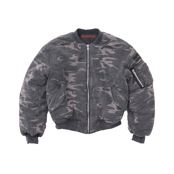 EVERYDAY BOMBER WASHED WOODLAND CAMMO