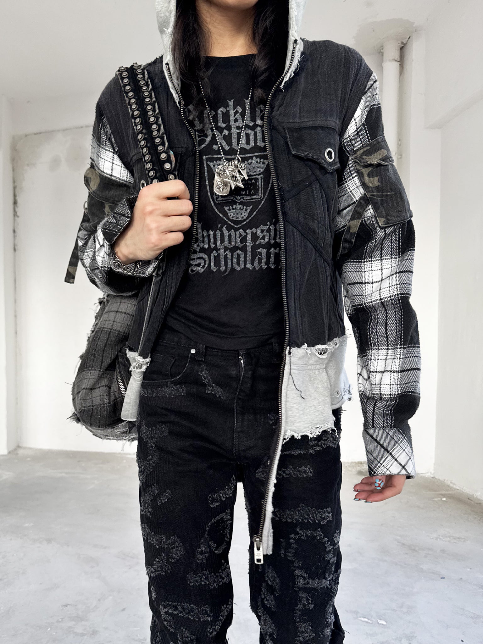 SASHIKO DENIM DUFFLE – Reckless Scholars