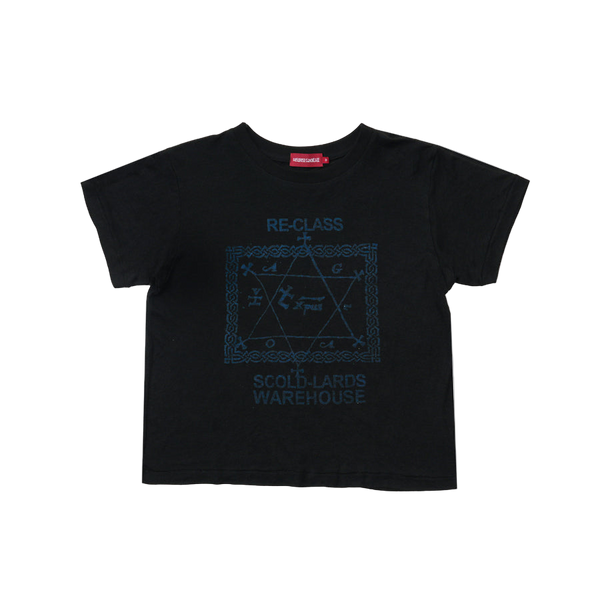 RE-CLASS REVERSE PRINT TEE BLACK