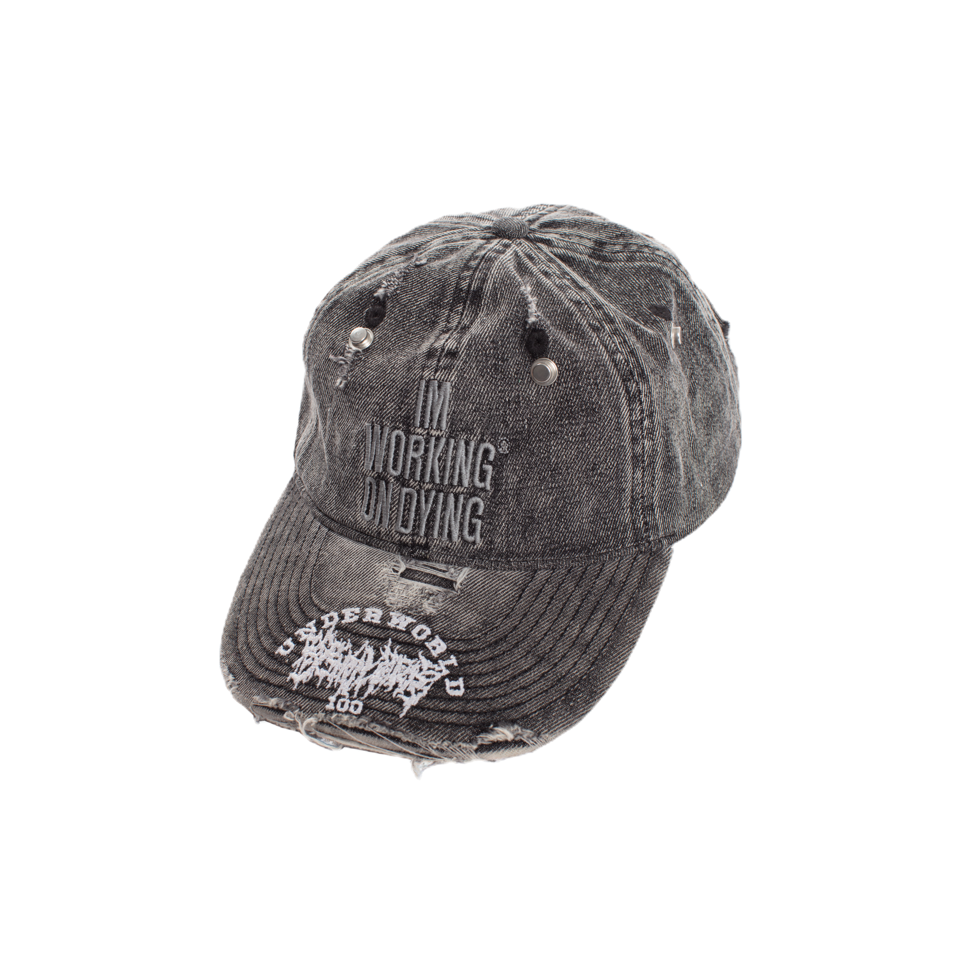 WOD THRASHED DENIM CAP – Reckless Scholars
