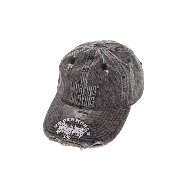 WOD THRASHED DENIM CAP – Reckless Scholars