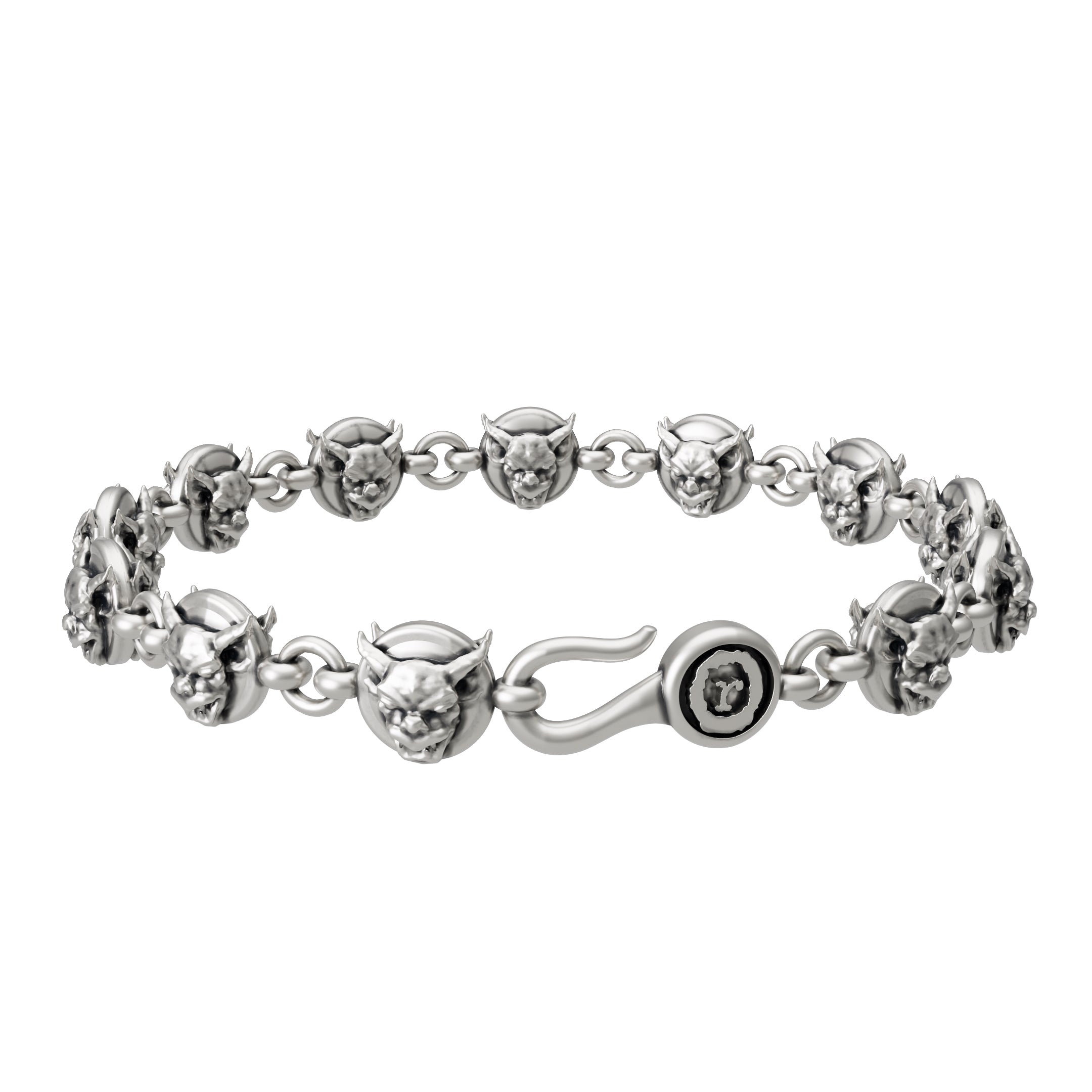 Gargoyle Link Bracelet 925. – Reckless Scholars